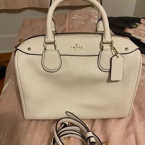 Coach handbag in cream